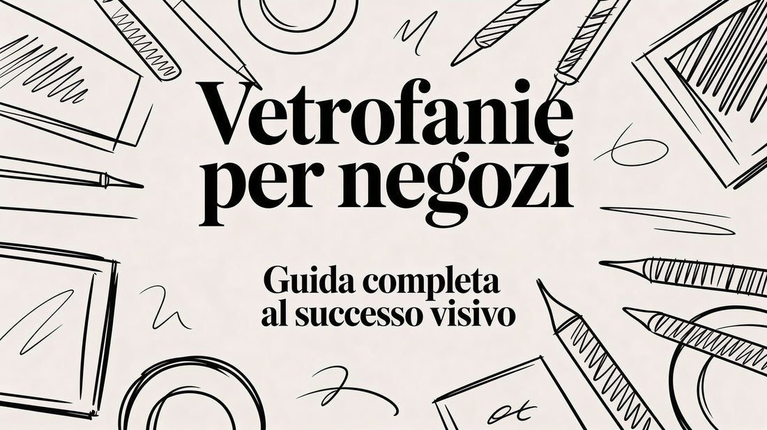 Vetrofanie per Negozi: Guida Completa al Successo Visivo