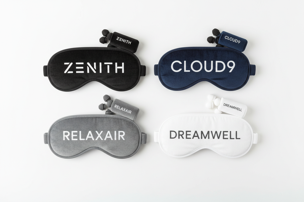 Maschere per gli occhi e tappi per le orecchie