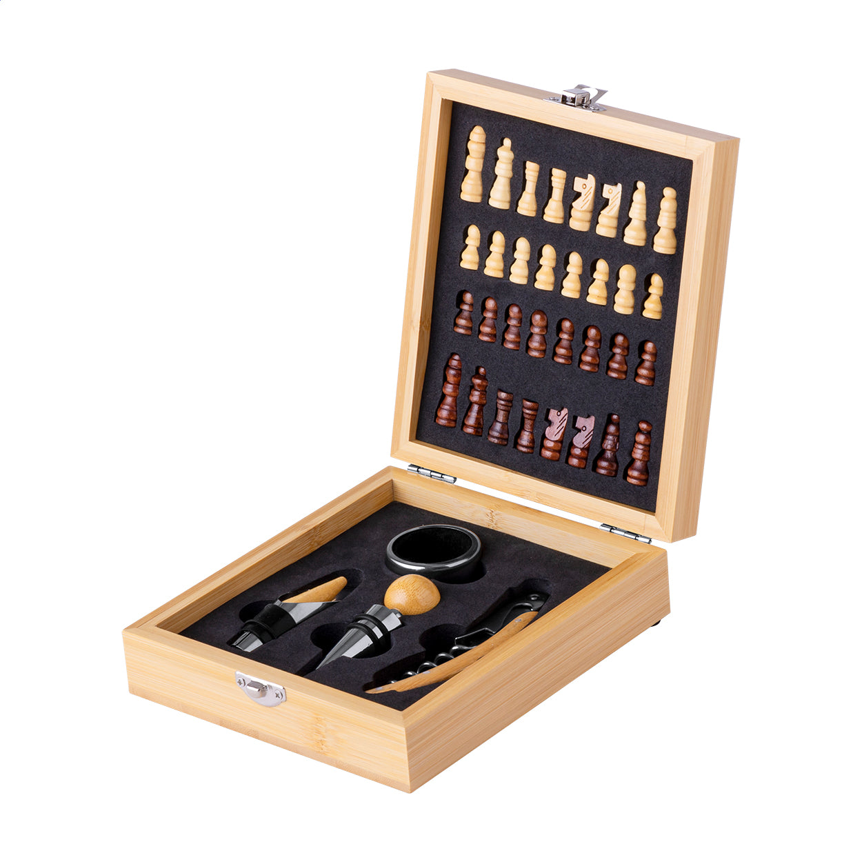 Kaspar Set da vino con scacchi