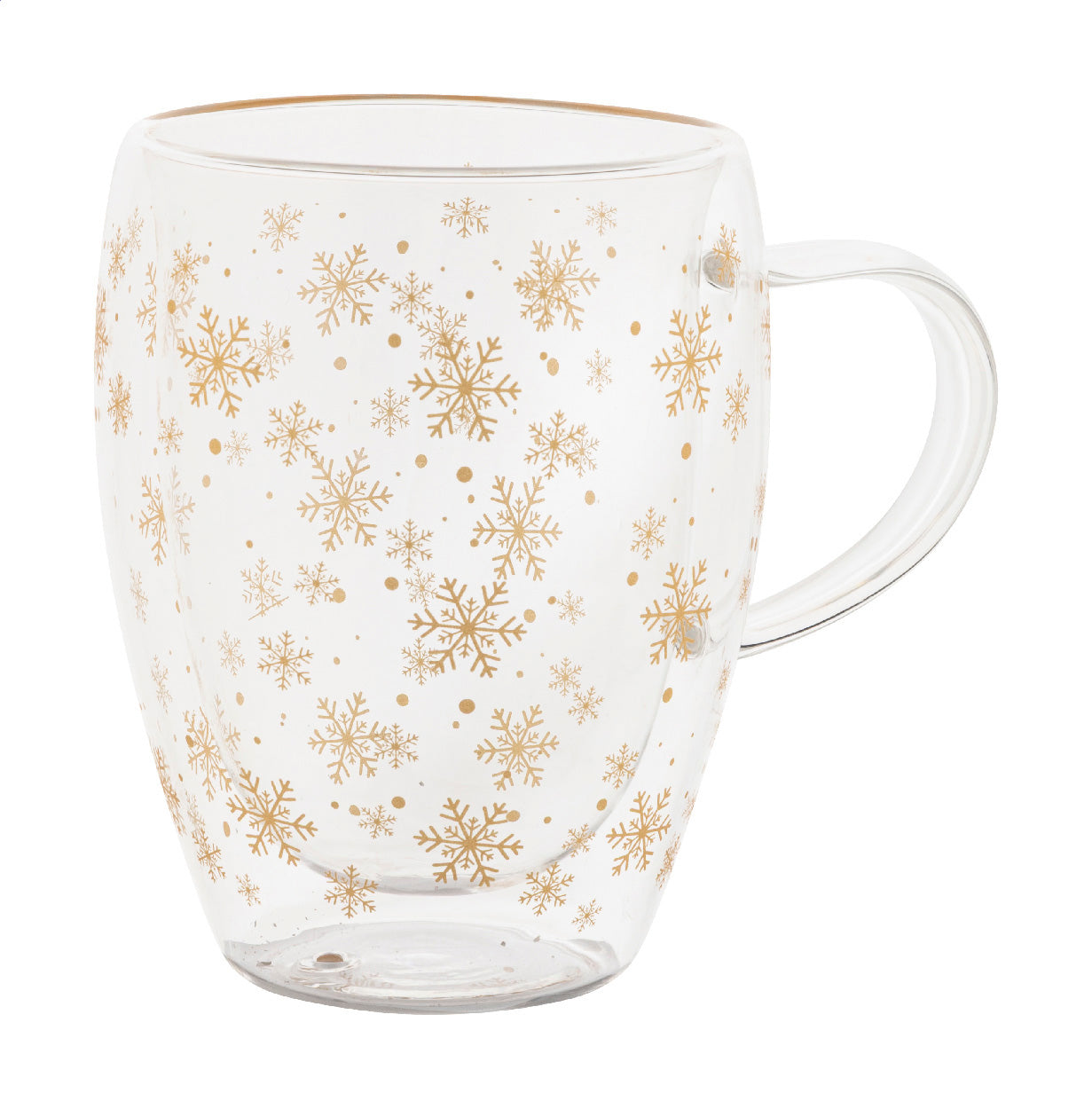 Snostro Mug natalizio in vetro borosilicato
