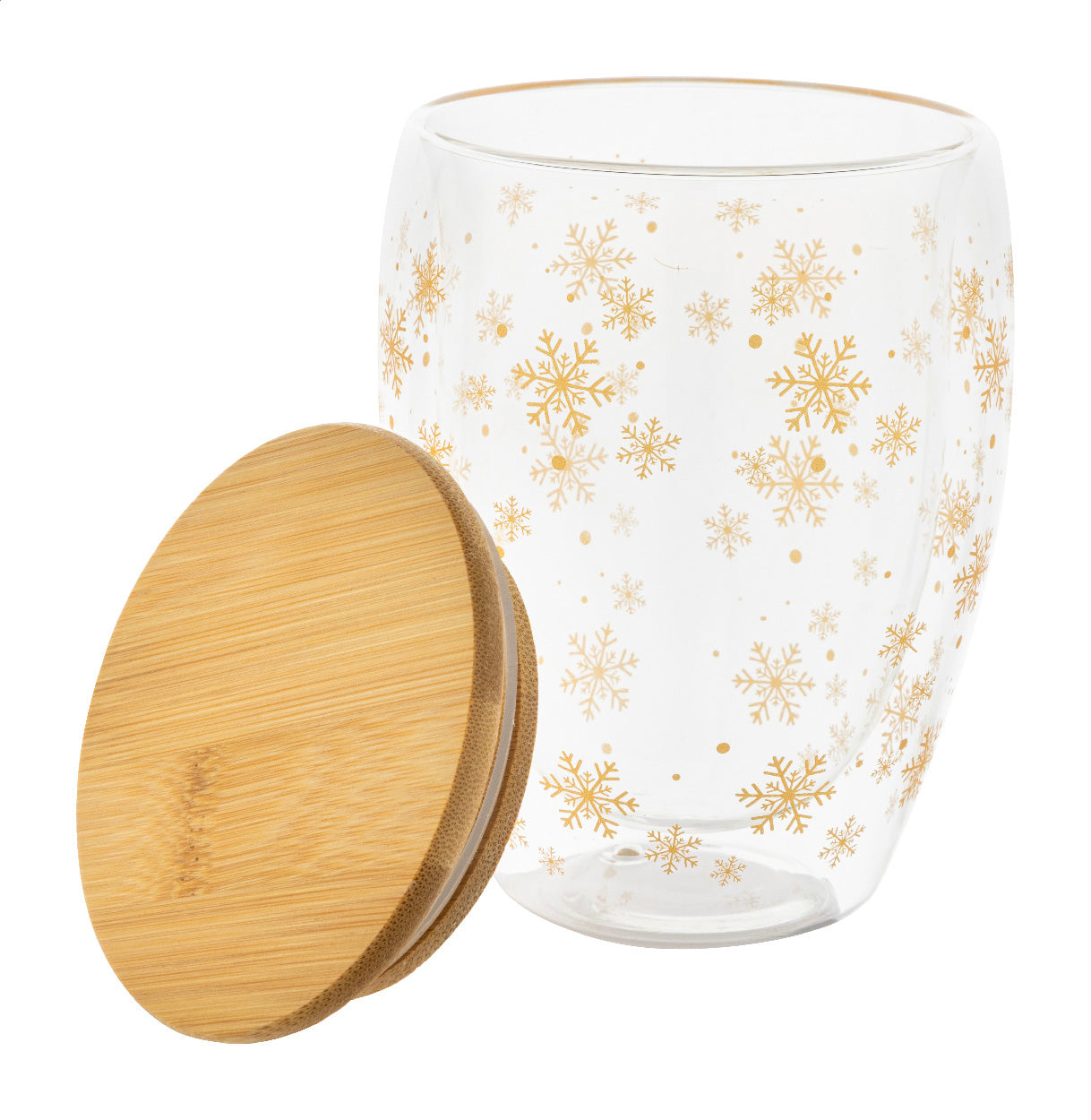 Bostro Barattolo natalizio in vetro borosilicato