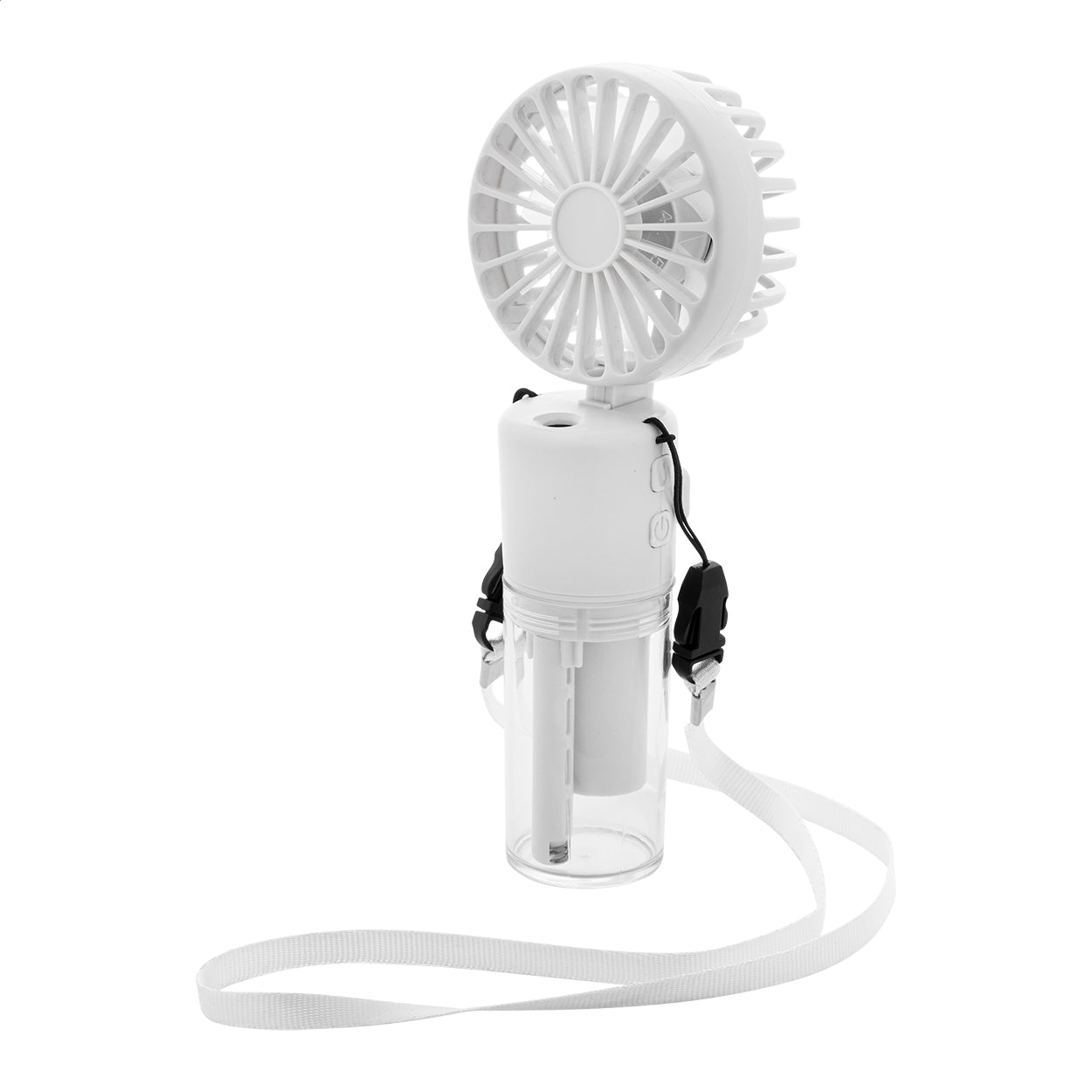 Misty Ventilatore ricaricabile con nebulizzatore