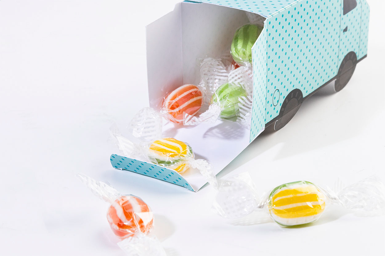 CreaCandy Truck Distributore personalizzabile di caramelle