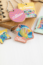 CreaFob Wood Portachiavi personalizzabile