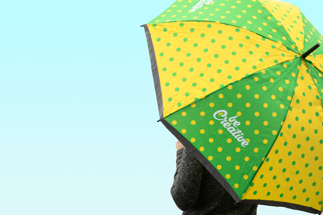 CreaRain Reflect Ombrello personalizzabile con bande riflettenti