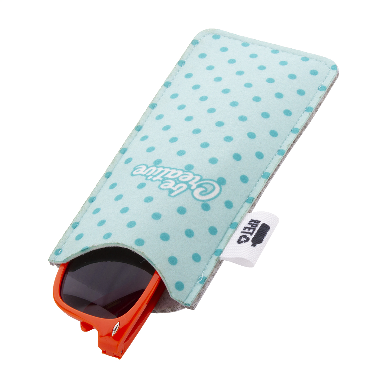 CreaFelt Sun Custodia per occhiali in RPET personalizzabile