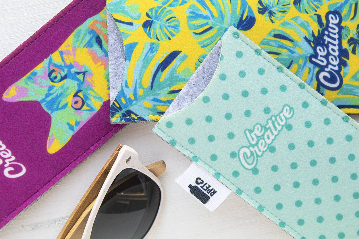 CreaFelt Sun Custodia per occhiali in RPET personalizzabile