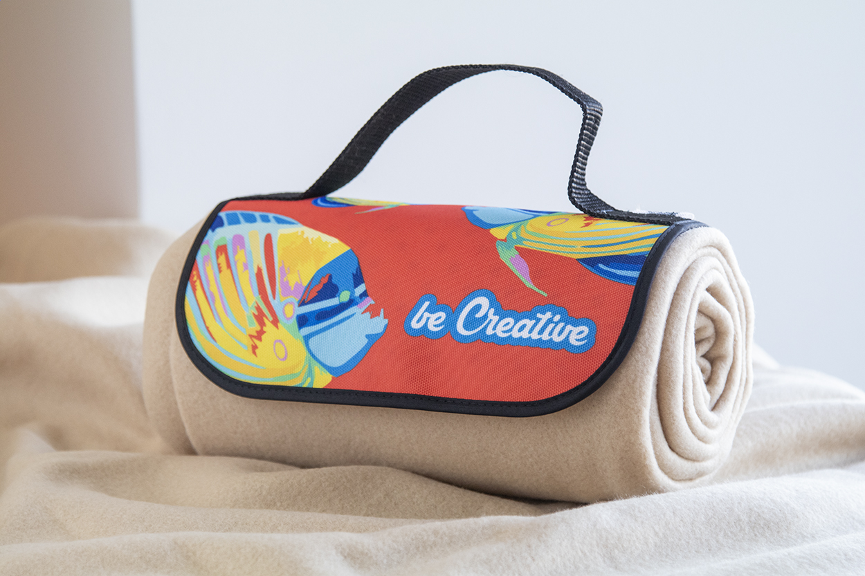 Reporta Coperta in pile RPET personalizzabile
