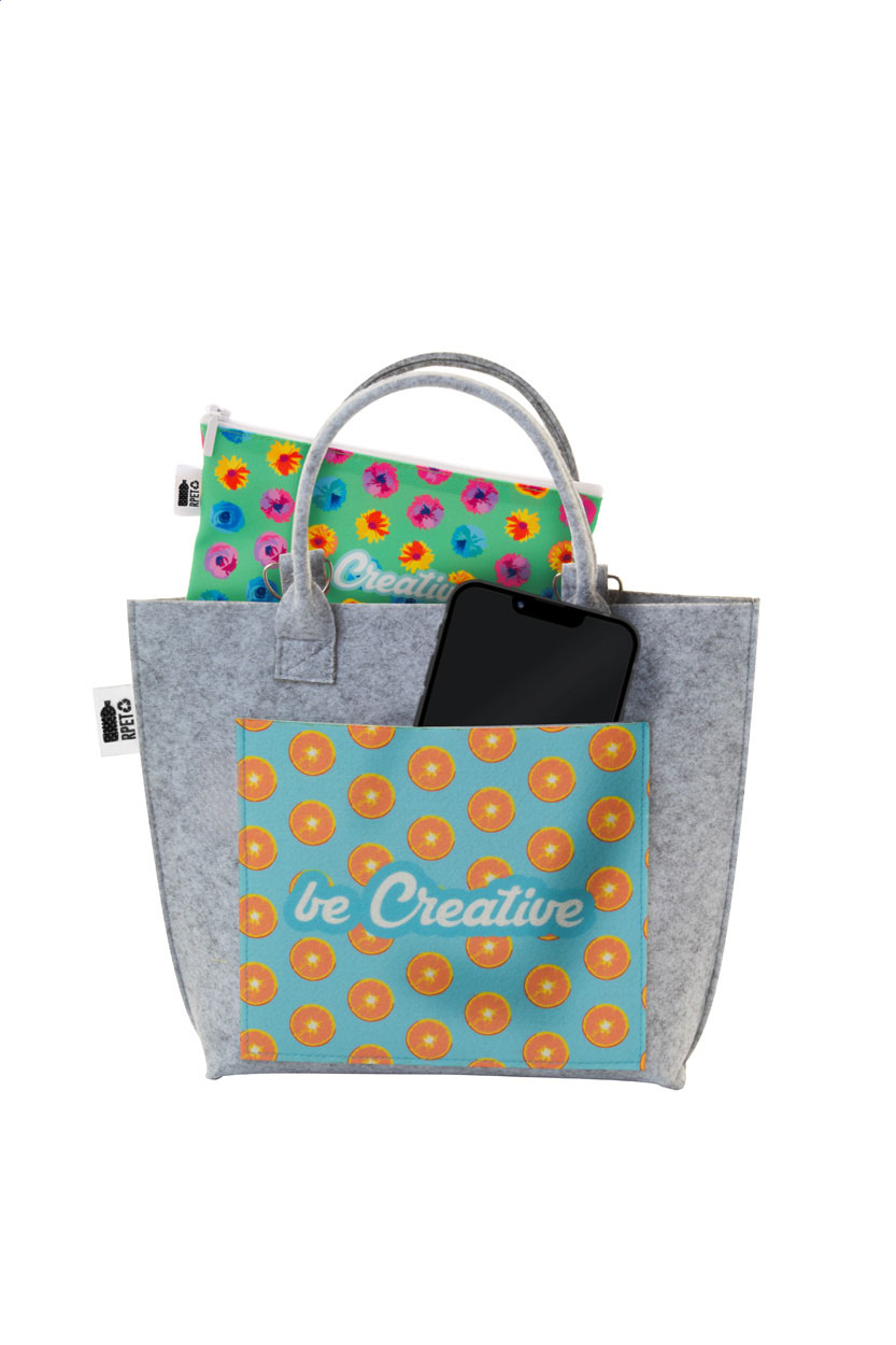 CreaFelt Cross borsa a tracolla in RPET personalizzabile