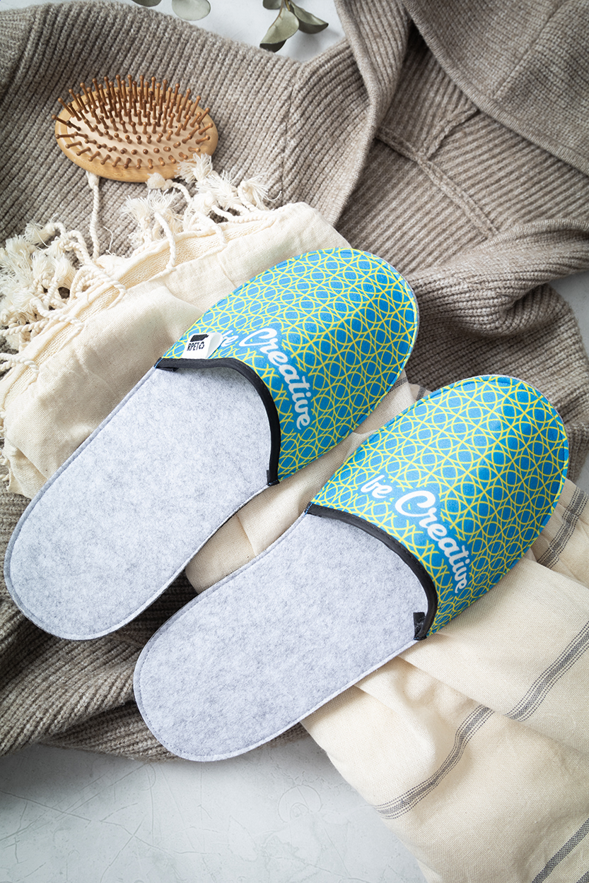 CreaFelt Slip Pantofole personalizzabili in RPET