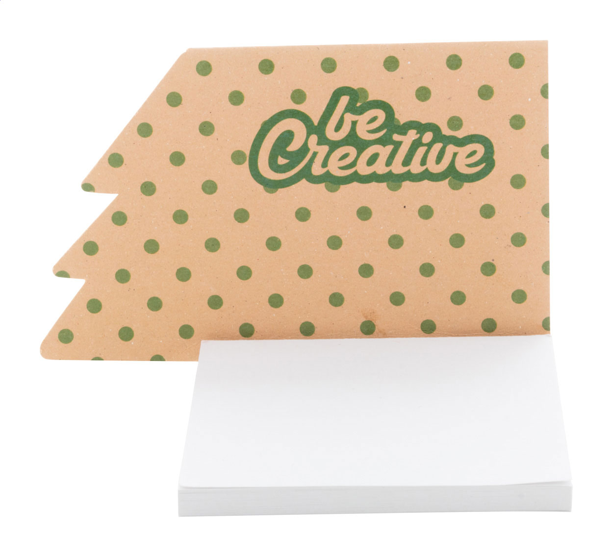 CreaStick Xmas Eco Blocchetto appunti personalizzabile, albero di Natale