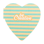 CreaStick Seed Heart Blocco appunti personalizzabile con fogli adesivi