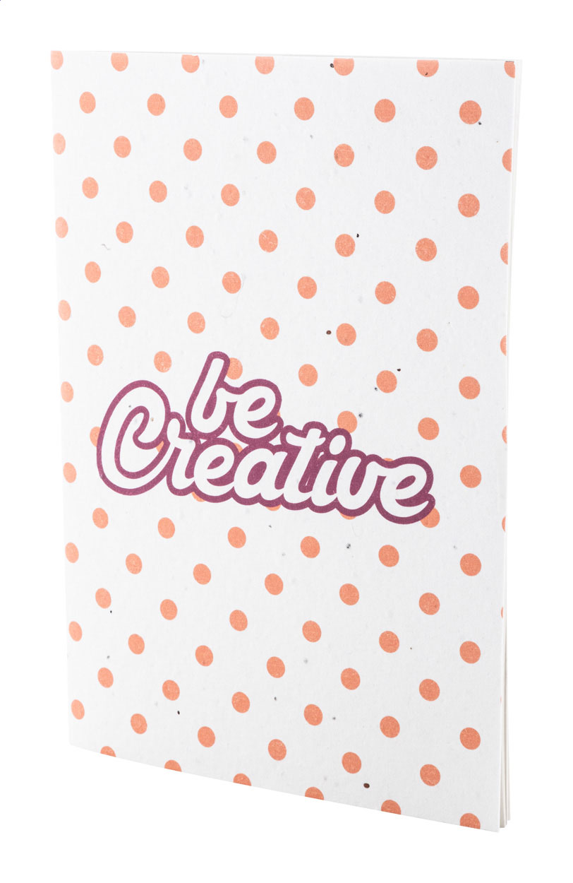 CreaNote A5 Seed quaderno di carta con semi personalizzato
