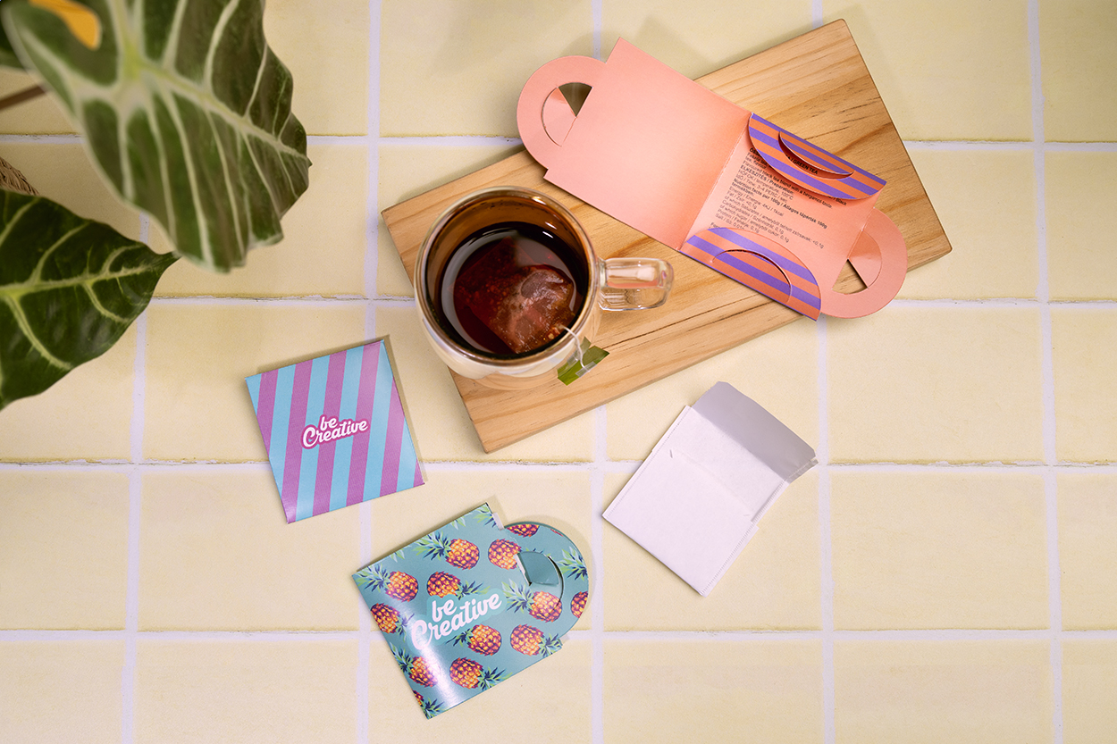 CreaTea Mug bustina di tè personalizzata, tè verde