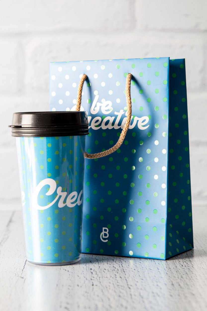 CreaShop S sacchetto carta personalizzabile - misura small