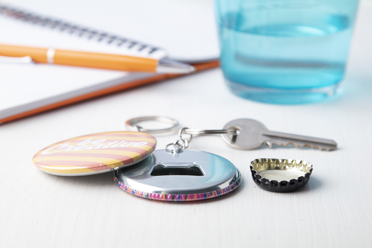 KeyBadge Bottle portachiavi a bottone