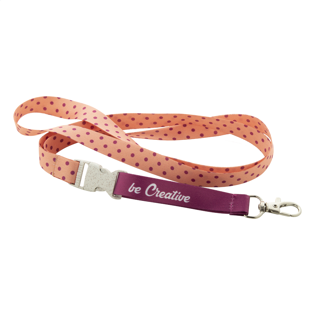 Subyard 15 C Eco lanyard personalizzabile con stampa in sublimazione