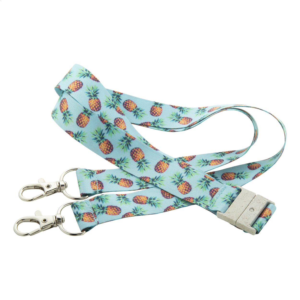 Subyard Double Safe Eco lanyard personalizzabile con stampa in sublimazione