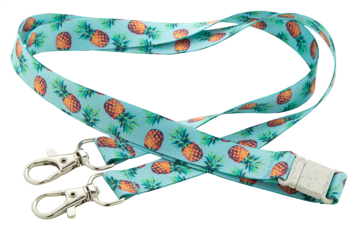 Subyard 15 Double Safe Eco lanyard personalizzabile con stampa in sublimazione