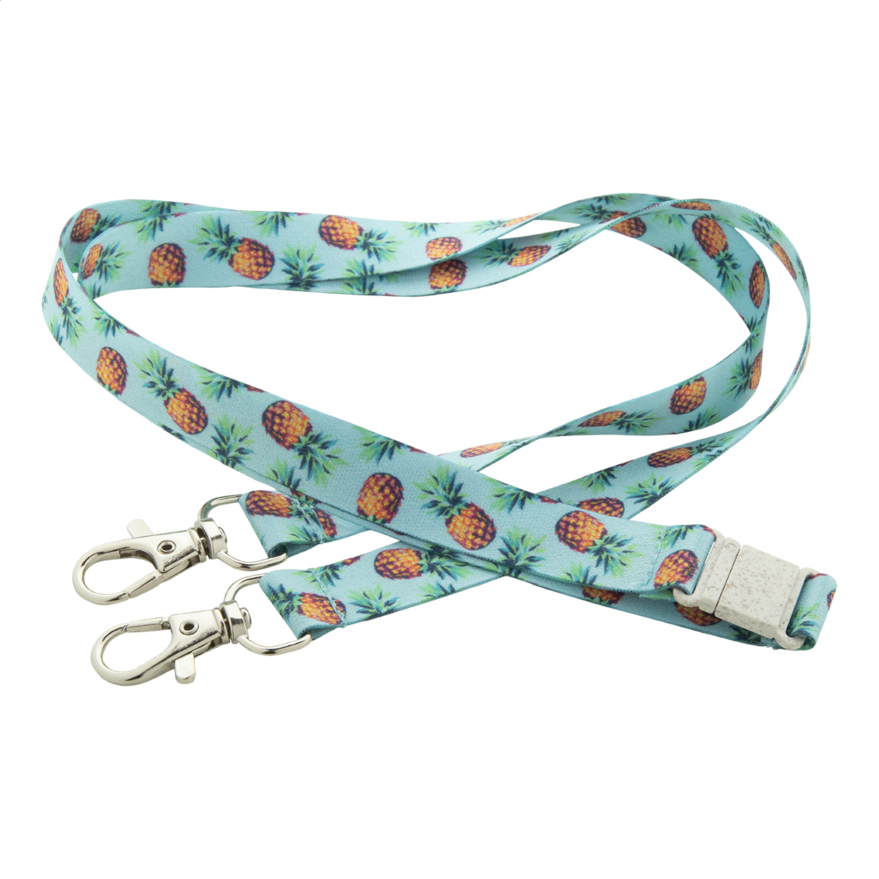 Subyard 15 Double Safe Eco lanyard personalizzabile con stampa in sublimazione