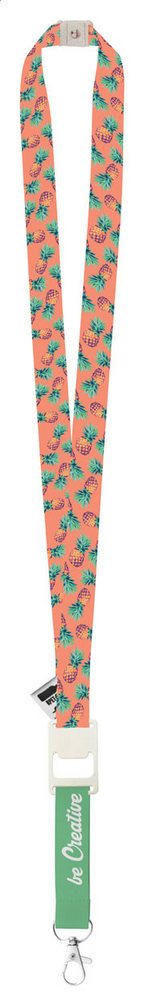 Subyard Drink Safe Eco lanyard personalizzabile con stampa in sublimazione