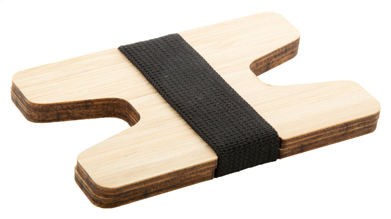 Wolly portacarte in bambù