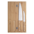 Sanjo Set coltelli con manici in bambù