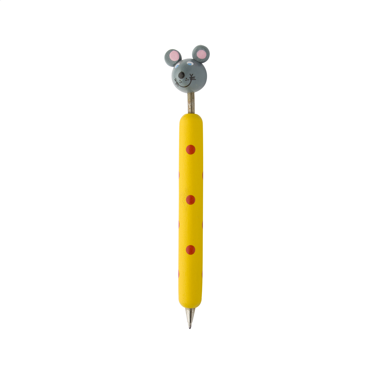 Zoom penna a sfera in legno, mouse